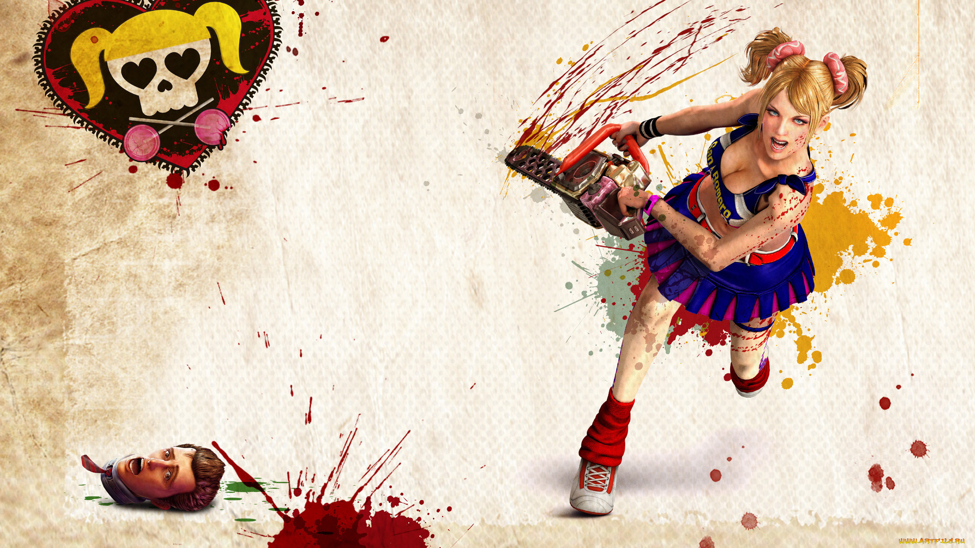  , lollipop chainsaw, , , chainsaw, lollipop